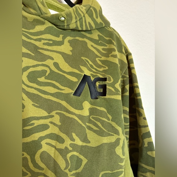 Analog by Burton Camo Crux Hoodie Green Mens Medium - Picture 6 of 7
